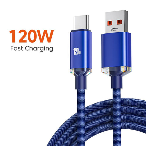 120W USB Data Cord Type C Cable Super Fast Charging Wire-Veeddydropshipping