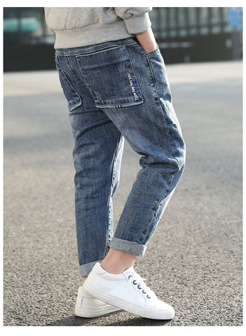 IENENS 4-11Y Kids Child Boys&#39;s Jeans Young Boy Casual Trousers Baby-TB01314-Veeddydropshipping