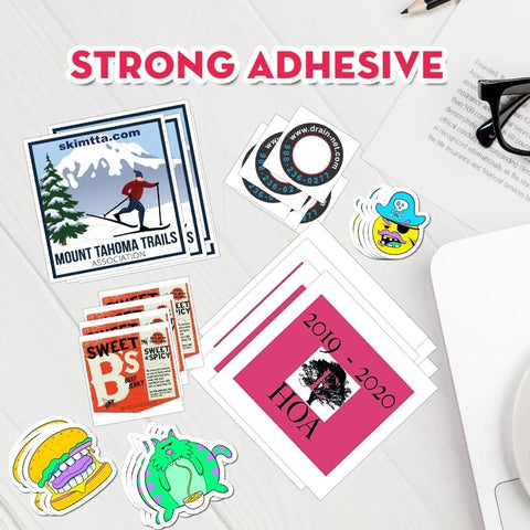 Square Sticker for brand company logo-HA00005-Veeddydropshipping