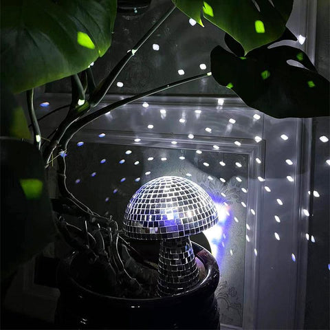 Mirror Ball Decor Reflective Mushroom Shape Ball-HA00321-Veeddydropshipping