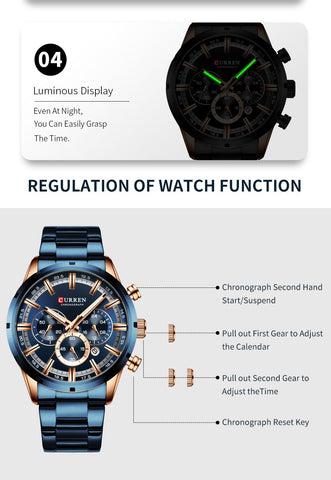 Watches Luxury Watch Quartz Clock Watch Men Waterproof -JW00659-Veeddydropshipping