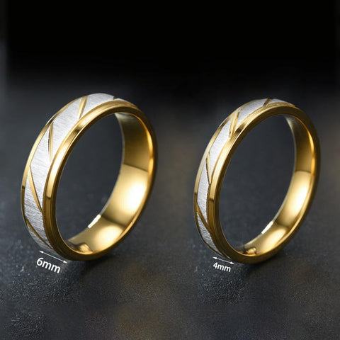Jewelry Zirconia finger Ring For Couples Engagement Wedding -JW00412-Veeddydropshipping