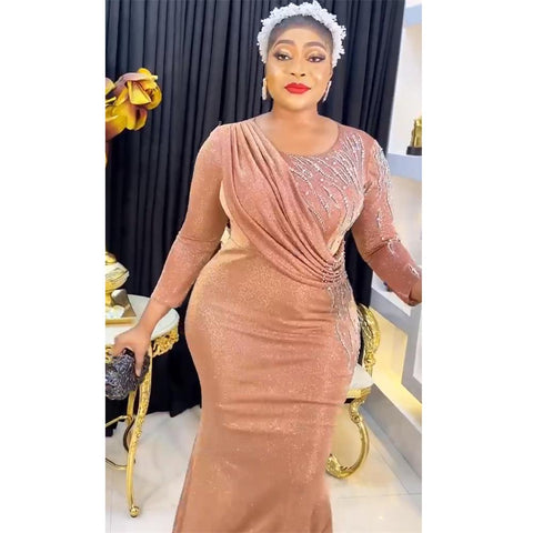 Evening Dresses Women Plus Size African Dress-WF01507-Veeddydropshipping
