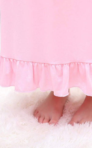 Baby Girl Clothes Princess Nightgown Long Sleeve Sleep Shirts Nightshirts-TB01079-Veeddydropshipping