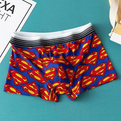 Cotton Fashion Printed Men Cartoon print Boxer Shorts-MF01413-Veeddydropshipping