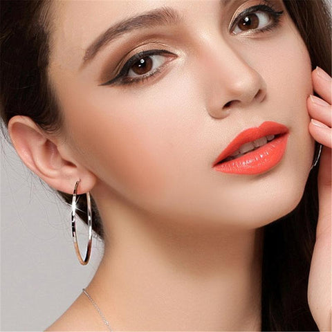 925 Sterling Silver Earrings Round Car Flower Earrings For Women-JW00041-Veeddydropshipping