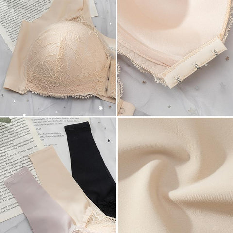 Sexy Front Closure Bralette Lace Bra-WF00934-Veeddydropshipping