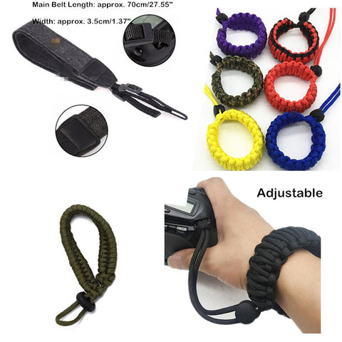 1pc Adjustable Strong Camera Adjustable Wrist Lanyard Strap Grip -CE00478-Veeddydropshipping