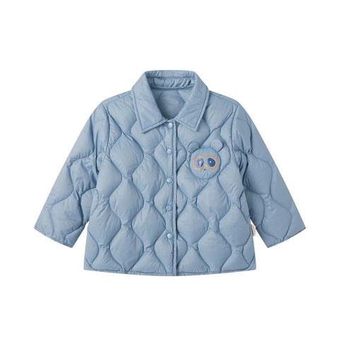 Baby Toddler Boys Girls Down Puffer Jacket Polo Collar-TB01007-Veeddydropshipping