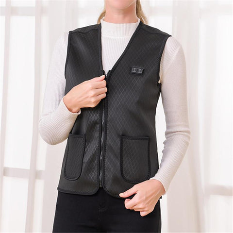 Fashion Winter Coat Intelligent USB Heating-HA01143-Veeddydropshipping