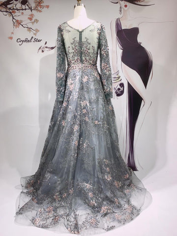 Long Luxury Evening Dresses Gowns-WF01543-Veeddydropshipping
