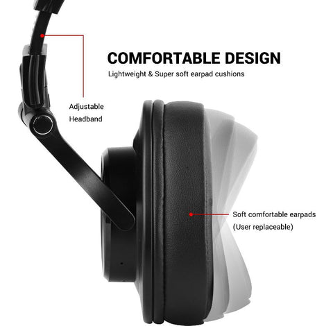 Wireless Bluetooth Professional Recording Studio DJ Headphones-Veeddydropshipping