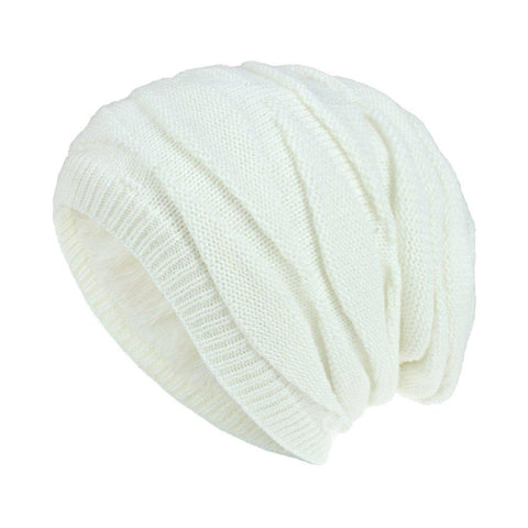 2021 Solid Color Wool Knitted Beanie Hat  Winter Hats Boy Girl Warm Plus -OS01021-Veeddydropshipping