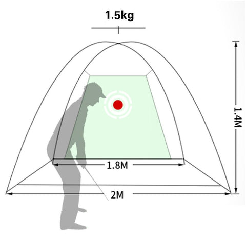 Outdoor Indoor Grassland Mesh Mat  Garden Golf Training-OS01445-Veeddydropshipping