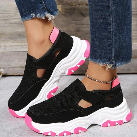 Women Breathable Sport Platform Non-Slip Comfort Fashion-BS00802-Veeddydropshipping