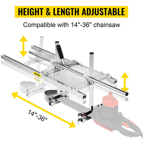 Chainsaw Milling  Cutting Portable Sawmill Aluminum-TI00072-Veeddydropshipping