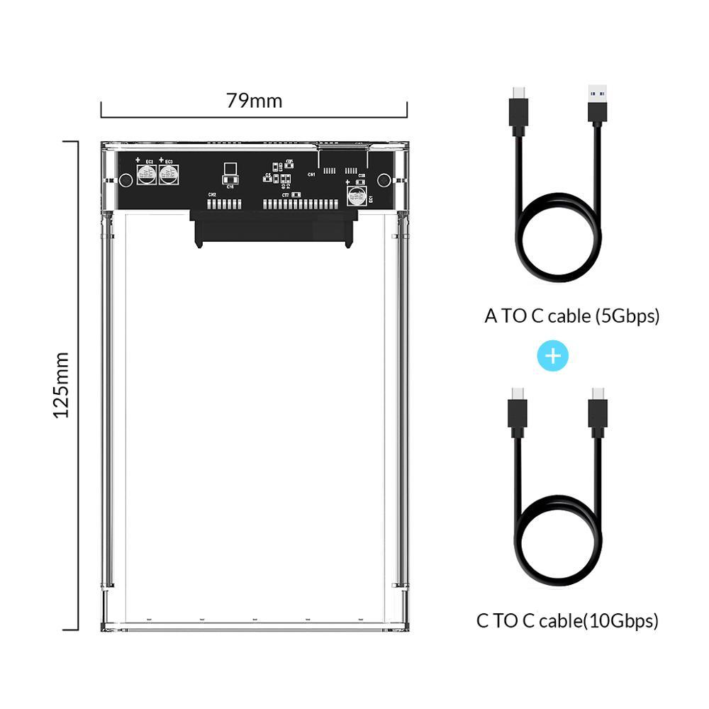 Transparent Case  External Hard Drive Case-CO00935-Veeddydropshipping