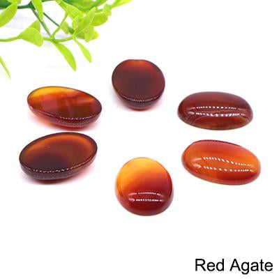 Cabochon Natural Stone Healing Crystal  Spacers Beads-JW01482-Veeddydropshipping