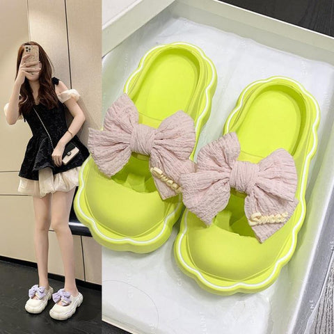 Summer Shoes Slippers Women Indoor Plush Home-BS01082-Veeddydropshipping