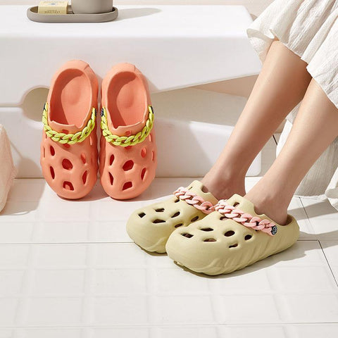 Platform Shoes Soft EVA Lovers Home Outdoor Slides-BS01147-Veeddydropshipping