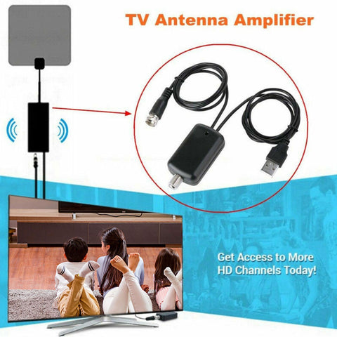 Digital Satellite Ground Wave HDTV TV Antenna New Type With Light -CE00905-Veeddydropshipping