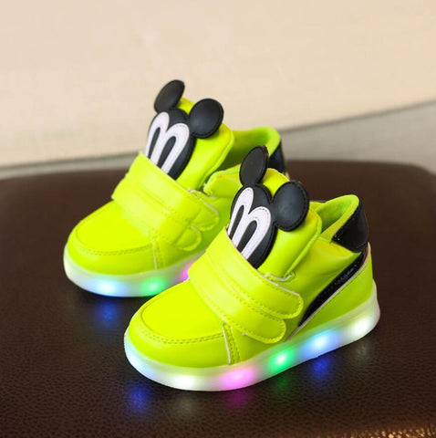 Light Up Fashion Cartoon Glowing Children&#39;s Shoes LED Fashion Korean-TB00124-Veeddydropshipping