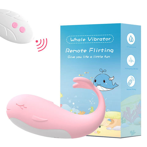 Licklip Wireless APP Control Cute Whale Vibrator Kawaii Sex Toys -BH01202-Veeddydropshipping