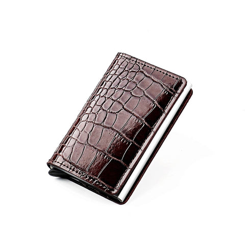 Cards Holders Leather RFID Wallet Mini Money Clips Business -BS00618-Veeddydropshipping