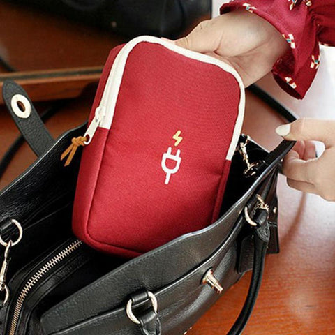 Portable Cable Digital Storage Bags Organizer USB Gadgets Wires Charger Power Battery Zipper-PA00888-Veeddydropshipping