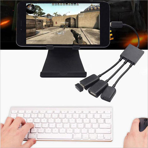 USB  HUB Male To Female Double Host Adapter Cable-CO00074-Veeddydropshipping