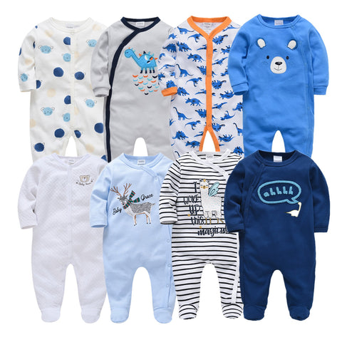 Newborn Baby Girl Rompers Cartoon Infant Boy Jumpsuit Roupas-TB00283-Veeddydropshipping