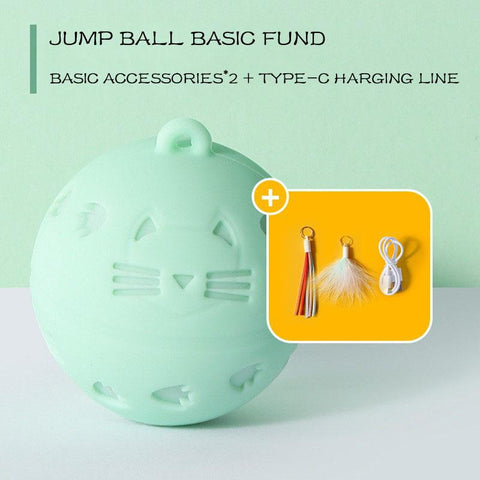 Cat Toy Self-moving Kitten Jumping Ball Toys-HA01994-Veeddydropshipping