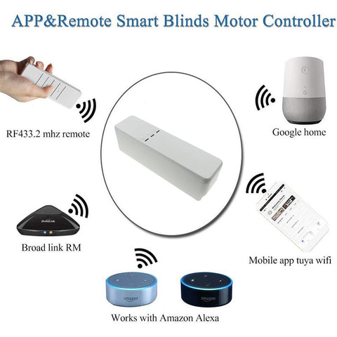 DIY WiFi Smart Motorized Chain Roller Blinds Shade Shutter Drive Motor-TI01100-Veeddydropshipping