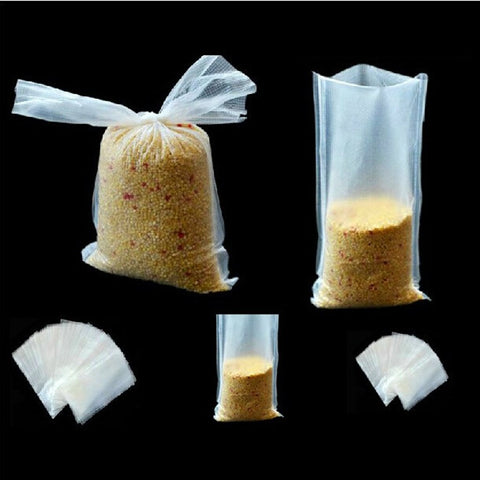 100 Pcs Water Dissolving Bags Carp Fishing Bait Rig Refill PVA Bags 6x12cm -OS00550-Veeddydropshipping