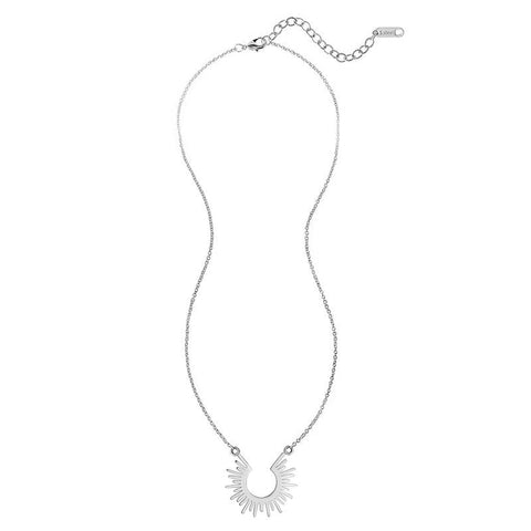 New Stainless Steel Jewelry Geometric Pendant Necklace -JW01260-Veeddydropshipping