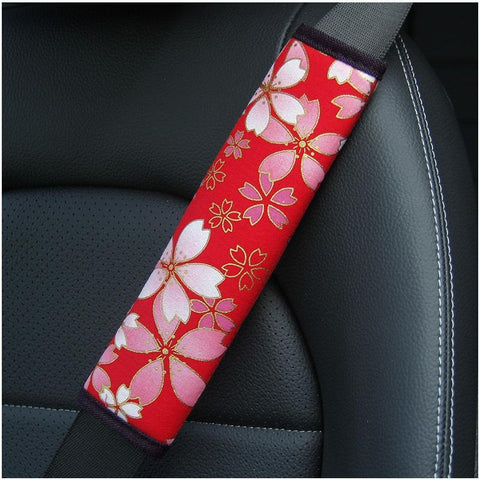 Blossoms Car Seat Belt Case for Car Shoulder Pad Protection-AM01439-Veeddydropshipping