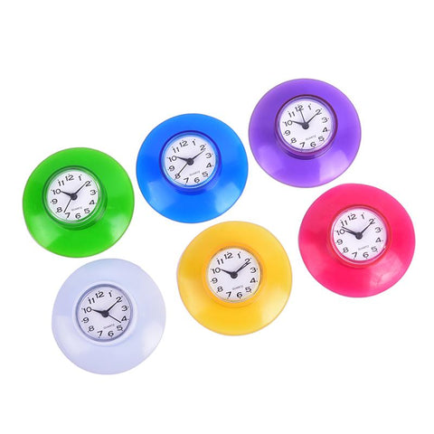 Bathroom Kitchen Waterproof Sucker Clock Shower-HA01027-Veeddydropshipping