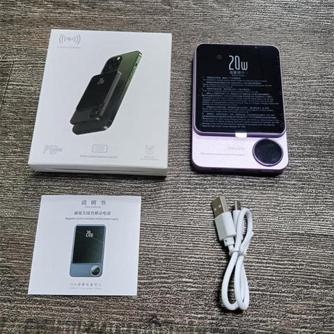 New 20W 10000mAh Macsafe Powerbank Magnetic Power bank Wireless Charger -CE00227-Veeddydropshipping