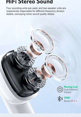Sports Wireless Headphones  Bluetooth 5.1 Earphones HiFi 9D Stereo Waterproof-CE01084-Veeddydropshipping