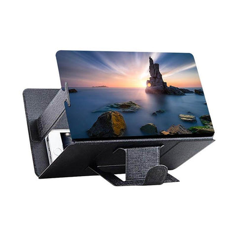 Magnifier for phone Universal 3D Screen HD Video Amplifier Magnifying Glass Stand Bracket-PA00761-Veeddydropshipping