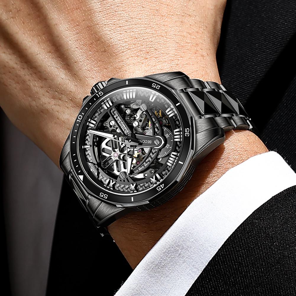 Mechanical Male Watches Luxury Sapphire Crystal Waterproof Clock-JW00868-Veeddydropshipping
