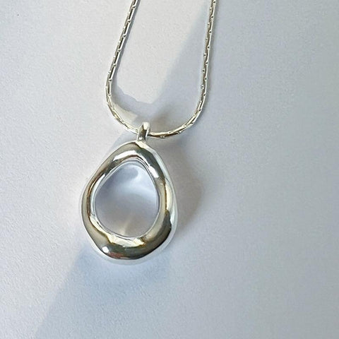 Water Droplets Necklace Clavicle Choker Fashion Jewelr-JW01258-Veeddydropshipping