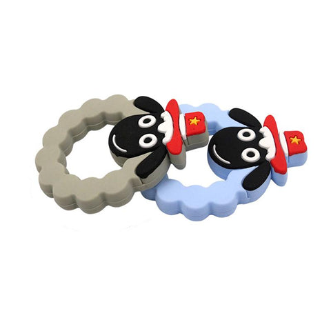 Baby Teether BPA Free Silicone Teething Teether Toys Cute Sheep-TB00746-Veeddydropshipping