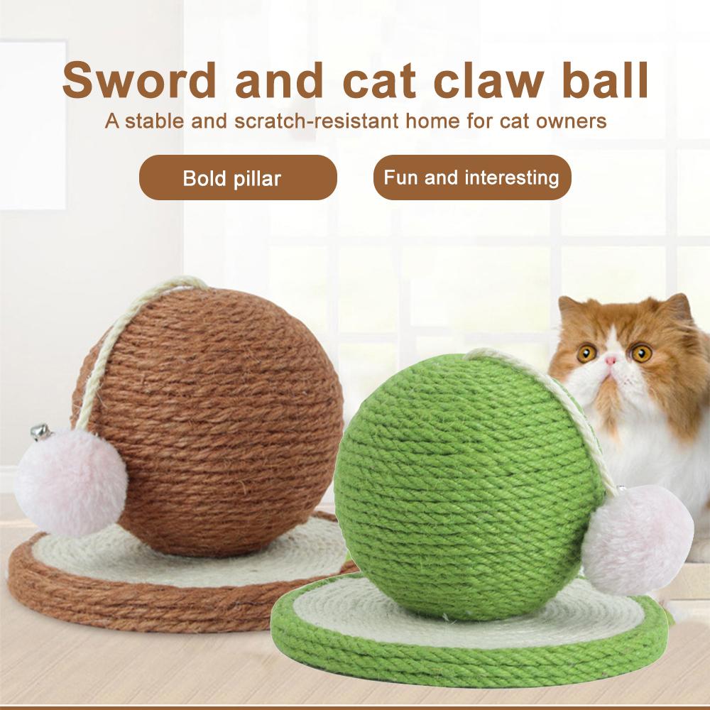 Pet Toy Cat Scratching Board Natural Hemp Rope-HA01436-Veeddydropshipping