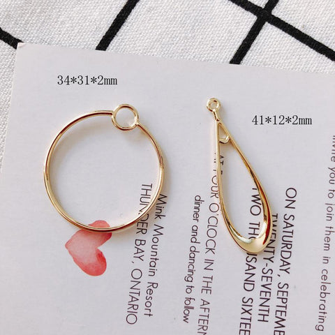 Round Pendants  Pendant Charms for DIY Findings Accessories-JW01606-Veeddydropshipping