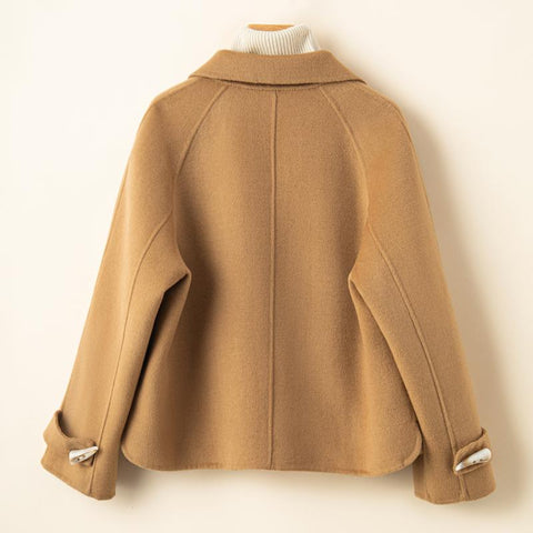 Pure Wool Handmade Double-Sided Cloth Coat-Veeddydropshipping