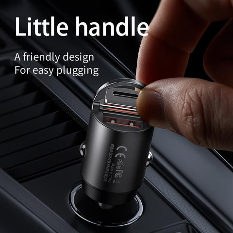 Remax 30W PD Car Charger QC 4.0 QC 3.0Type-C-PA01130-Veeddydropshipping