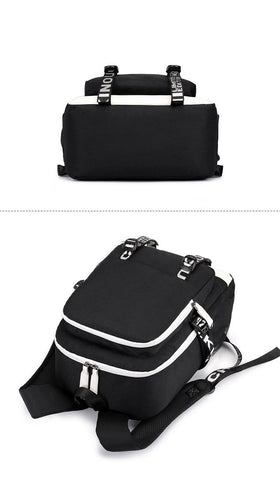 Character Print USB Shoulderbag Travelbag Bookbag Laptop Boy-BS00269-Veeddydropshipping