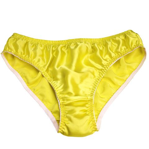 panties male mulberry silk trigonometric underwear men briefs-MF01681-Veeddydropshipping