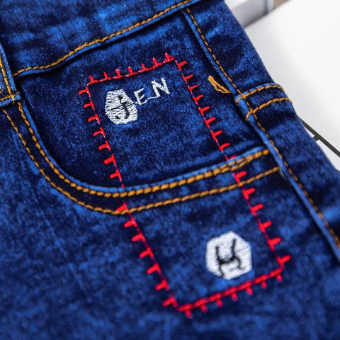 IENENS Autumn Boy&#39;s Jeans Clothes Kids Cowboy Pants Children Casual-TB01304-Veeddydropshipping